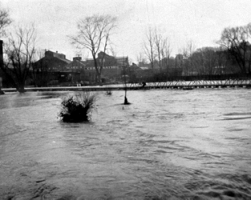 1936 Flood 3 18 36 The Same Falls Area Flooded Match Factory In The Distance