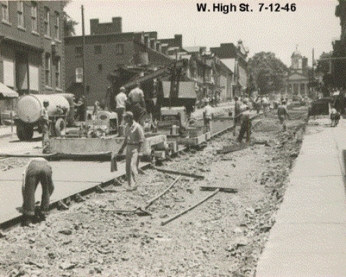 1946 Repaving High St