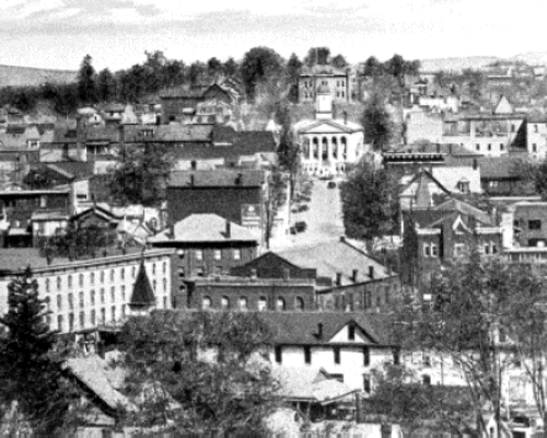 W High St From Half Moon Hill