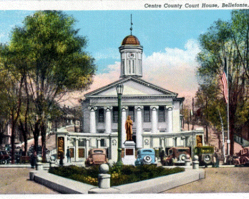 Courthouse And Diamond 1950